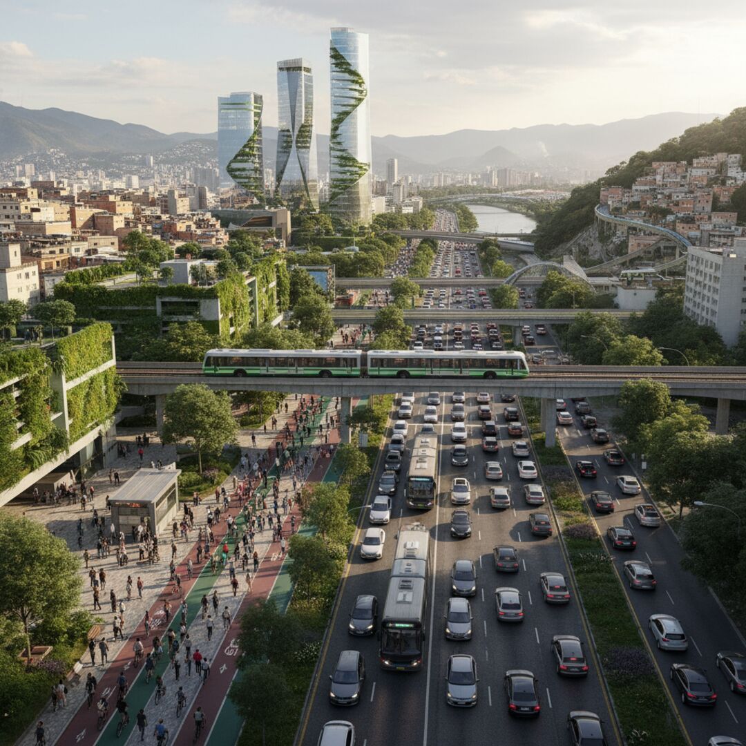 Imagem do tema Desafios para a mobilidade urbana sustentável nas metrópoles brasileiras