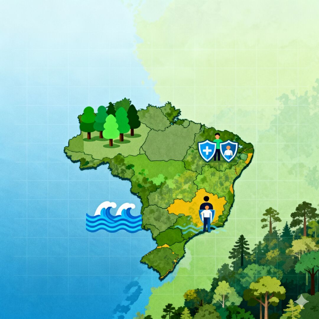 Imagem do tema Estratégias para prevenir desastres climáticos e proteger populações vulneráveis no Brasil