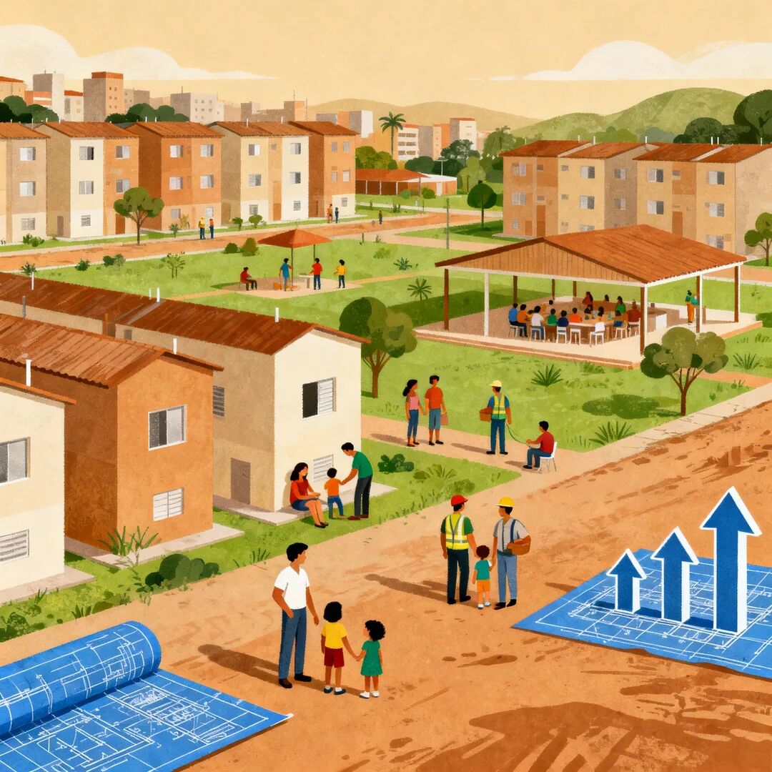 Imagem do tema Medidas para reduzir o déficit habitacional e ampliar o acesso à moradia digna no Brasil