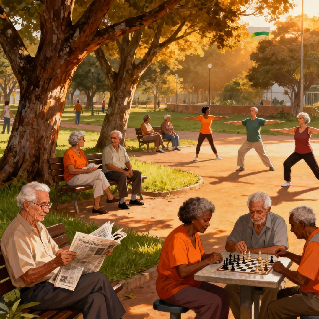 Imagem do tema Perspectivas acerca do envelhecimento na sociedade brasileira
